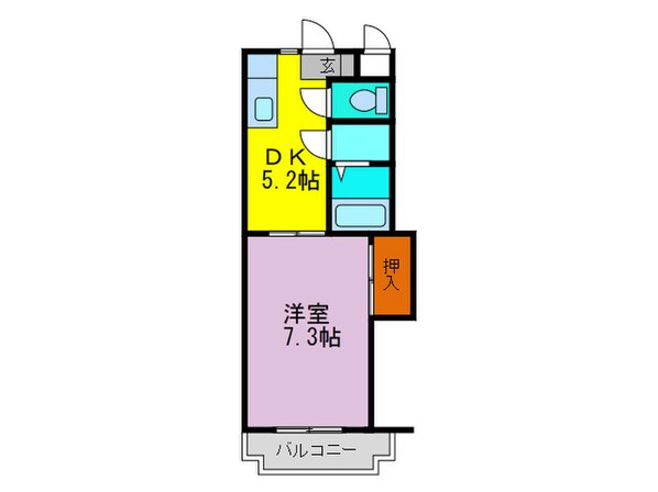 シャトレ梅満の物件間取画像